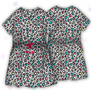 Šaty dívčí, Minoti, 10KDRESS 1, šedá