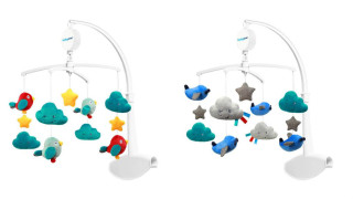 Plyšový kolotoč nad postýlku Nebe BabyOno 