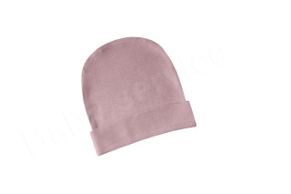 Čepička pružná s nápletem pudrová Baby Service