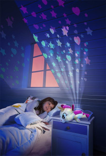 Plyšový jednorožec Lumiluvs svítící