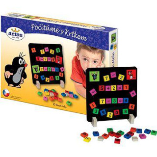 Magnetické Počítáme s Krtkem dřevo 40ks