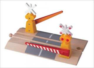 Vláčkodráha sada závory a koleje interaktivní elektrické 