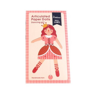 Kloubové papírové panenky Mideer - tanečnice