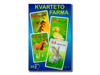 Kvarteto farma 7x10,5x1,5cm 32 ks