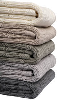 Pletená deka Bamboo Diamond 80x100 cm Infantilo