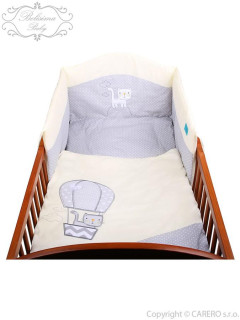 3-dílné ložní povlečení Belisima Balón 100/135 béžové