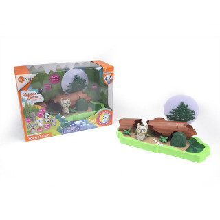 Velký set HEXBUG Lil Nature Babies - Vlk Waya a lesní doupě