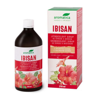 Jitrocelový sirup Ibisan 210 ml