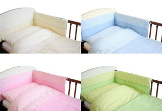 Ochranný límec mantinel (100% bavlna + molitan) 180 x 25 cm duo kostičky