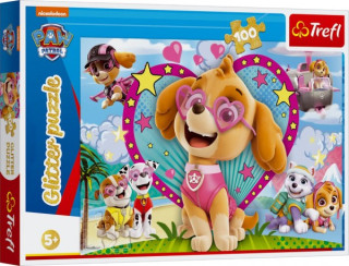 Puzzle Paw Patrol/Tlapková patrola třpytivé 100 dílků