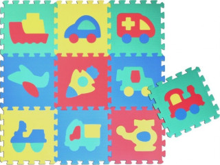 Pěnové puzzle podložka 30cm - auta