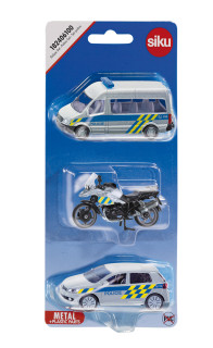 Policejní sada 3 aut česká verze Siku