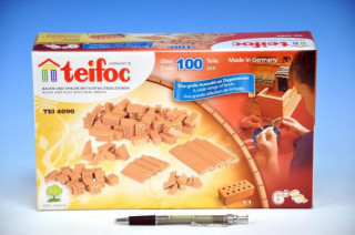 Stavebnice Teifoc Cihličky 100 ks 