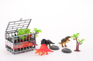 Dinosauři v kleci s příslušenstvím