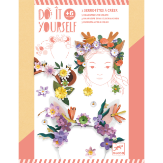 Výroba čelenek - Flower friends Djeco