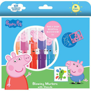 Foukací fixy 10+1 Prasátko Peppa