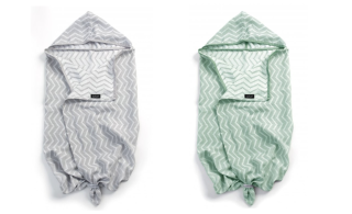 Mušelínová osuška Blenker s kapucí 100x70 cm KipKep