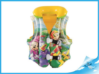 Vesta nafukovací Mickey Mouse 51x46cm 3-6let v krabičce