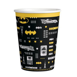 Kelímky papírové EKO - Batman 250 ml, 8 ks