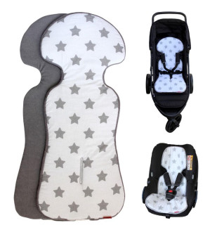 Univerzální vložka oboustranná vložka do kočárku a autosedačky ByBoom