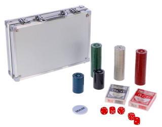 Sada na poker v kufříku