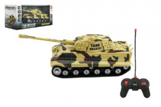 Tank RC plast 25cm na baterie se zvukem se světlem 2 druhy
