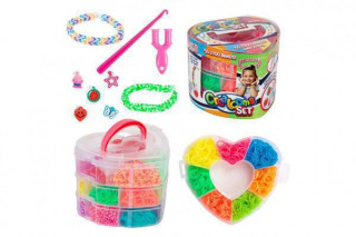 Udělej si svůj náramek - gumičky 2700 ks + náčiní