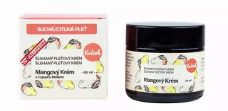 Mangový krém pro citlivou a suchou pleť 60 ml Kvitok