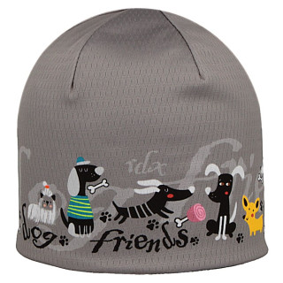 Chlapecká funkční čepice s fleecem Picowinter Friends šedá RDX