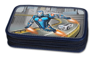 Školní penál 2-patra Roboman plněný Emipo