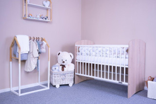 Dětská postýlka New Baby Leo 120 x60 cm dub