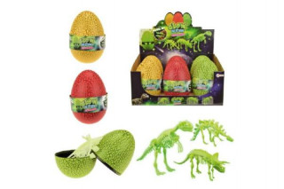 Vejce dinosaurus svítící skládačka