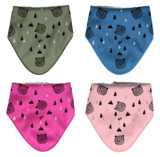 Zimní nákrčník podšití wellsoft na suchý zip Medvěd RDX