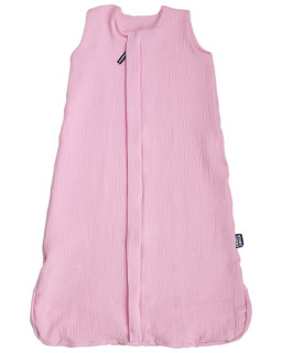 Letní 3D spací pytel mušelín růžový