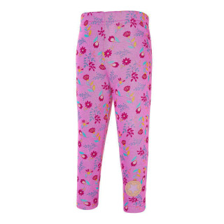 Legíny hřejivé Růžová kytky