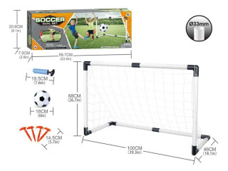 Fotbal set skládací branka a míč 100x68 cm
