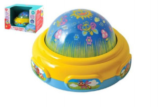 Lampička/ promítačka na zeď na baterie se světlem a zvukem