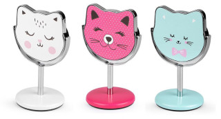 Kosmetické zrcátko stolní kočka 