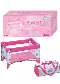 Rozkládací postýlka pro panenku nezobra