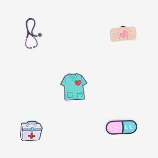 Amulety - ozdoby na boty Amuletz Péče o zdraví mix Coqui