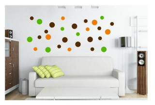 Samolepka na zeď PUNTÍKY