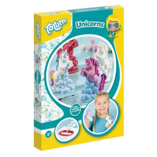 Sada jednorožci sádrové odlitky