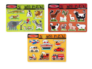 Dřevěné puzzle se zvuky