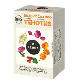 BIO Růžový čaj pro těhotné Leros 