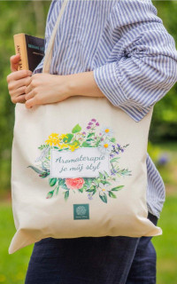 Plátěná taška Aromaterapie je můj styl 