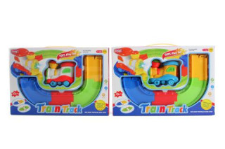 Vláček s kolejemi na baterie