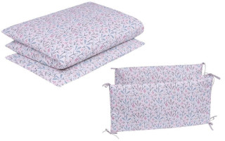 Sada povlečení 3dílné bavlněné 120 x 90 cm Větvičky Infantilo