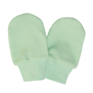 Rukavice bavlna jednobarevné zelená Esito