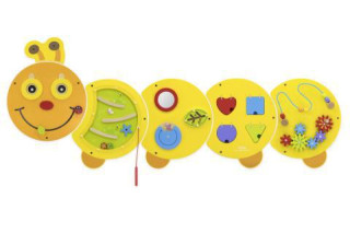 Dřevěná nástěná hra Housenka Junior