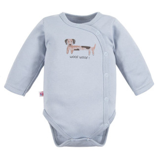 Zavinovací body Puppy Playtime modré s dlouhým rukávem Eevi